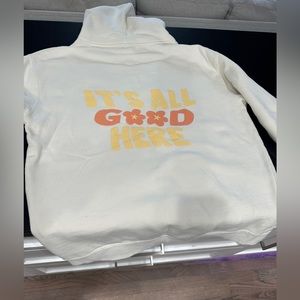 Cream hoodie